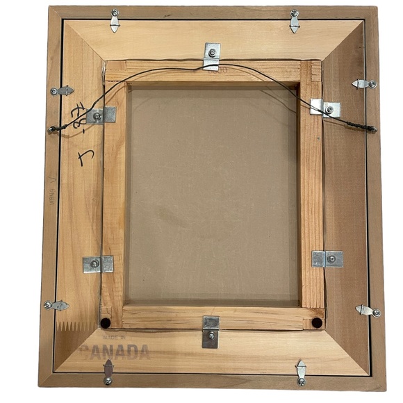 Painting Mother & Child Next to the Ocean, Signed Art By L. Espi, Circa 1987 - Picture 5 of 10